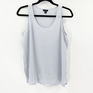 Ann Taylor Sleep Tank Top Womens Size S Pale Blue Scoop Neck‎ Lightweight Soft